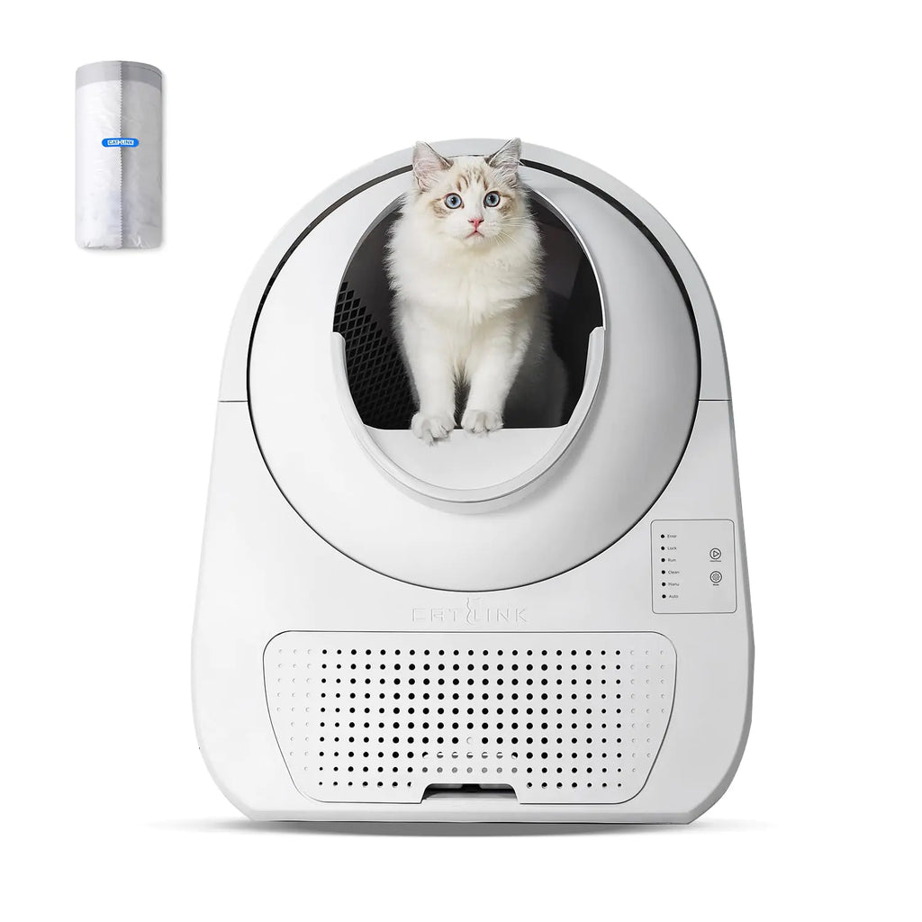 CATLINK Self Cleaning Cat Litter Box Automatic Cat Litter Box Double Odor Removal Cat Litter Box for Cats from 3.5 pounds to 22 pounds (Young Version)