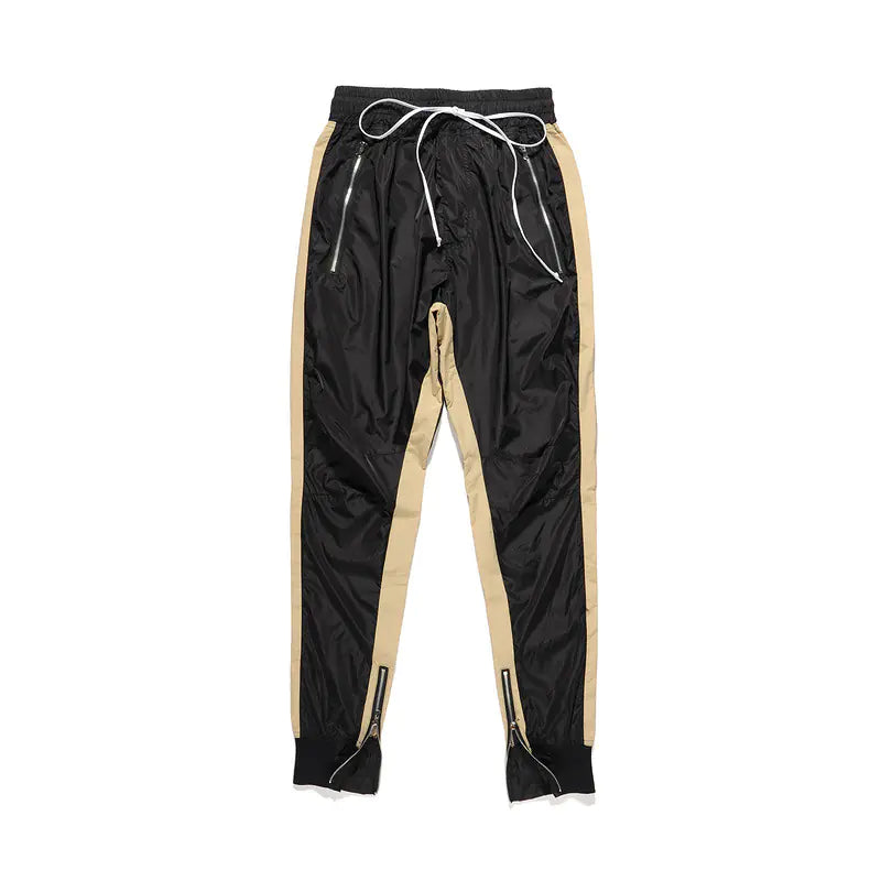 Zippered Cuffed Pants, Sports Pants, Casual Pants